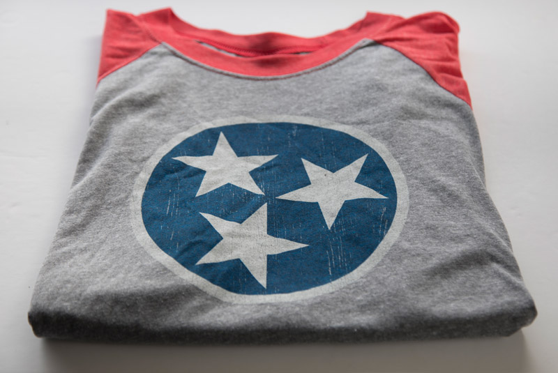 Tennessee Shirt Tri Star Shirt Graphic Design Tennessee Tristar Shirt