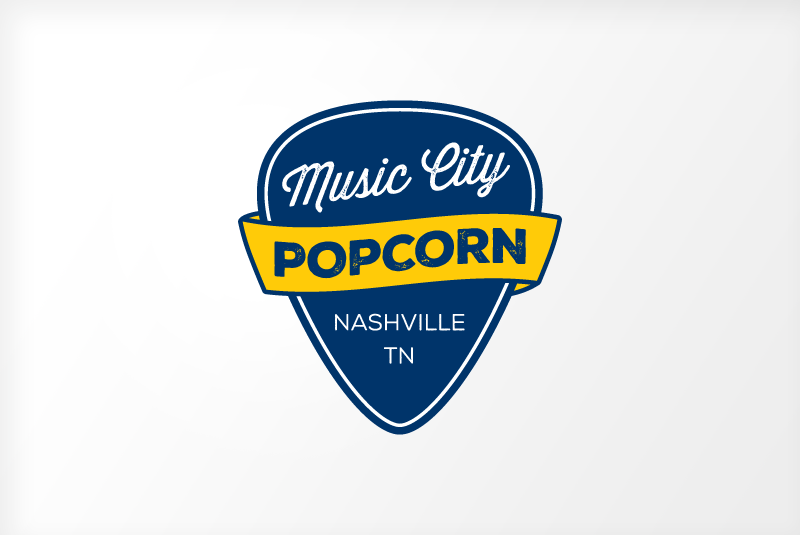 Logo Design Popcorn Company Nashville Logo Designers Franklin Brentwood